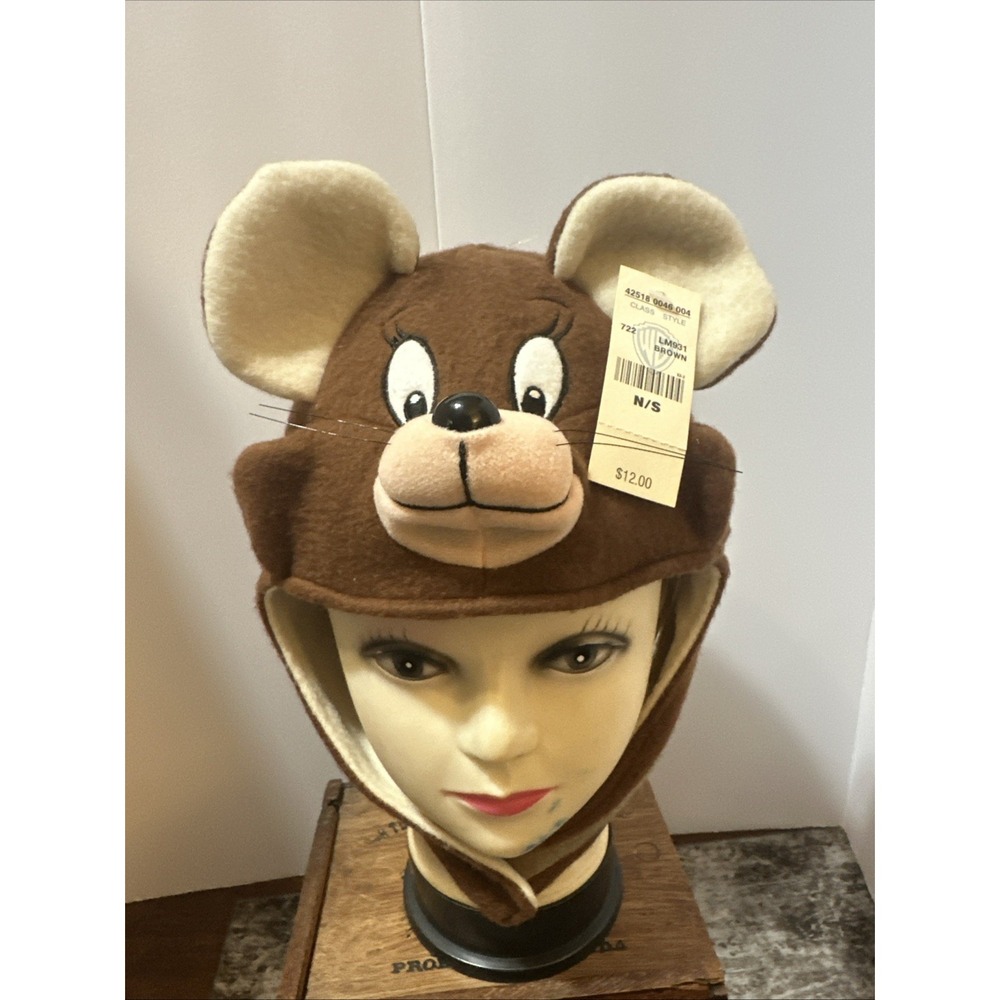Vintage Warner Brothers 1997 NWT Tom And Jerry (Jerry The Mouse) Kids Hat RARE